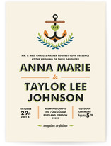 Nautical Campy Love Wedding Invitations