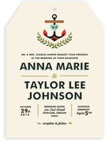 Nautical Campy Love Wedding Invitations