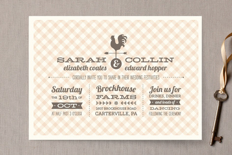 Country Classic Wedding Invitations