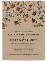 Bud and Blossom Wedding Invitations
