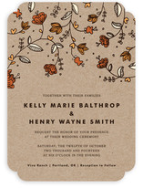 Bud and Blossom Wedding Invitations