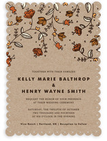 Bud and Blossom Wedding Invitations