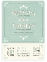 Marquee Wedding Invitations