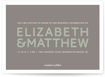 His and Hers Wedding Invitations