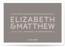 His and Hers Wedding Invitations