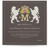 Royal Monogram Wedding Invitations