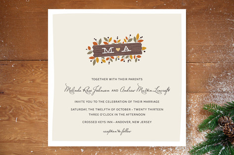 Meadow Wedding Invitations