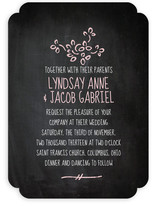 Dusty Chalkboard Wedding Invitations