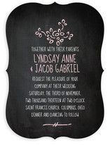 Dusty Chalkboard Wedding Invitations