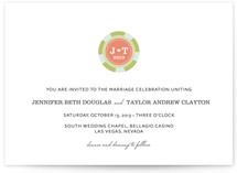 Vegas or Bust Wedding Invitations