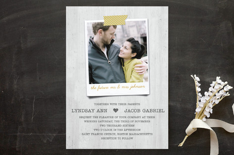 Polaroid Perfection Wedding Invitations