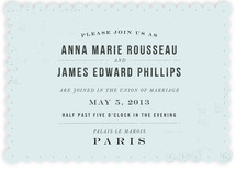 PARIS Wedding Invitations