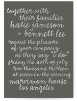 Charm School Wedding Invitations