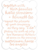 Charm School Wedding Invitations