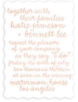 Charm School Wedding Invitations