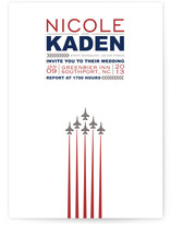 Air Force Salute Wedding Invitations