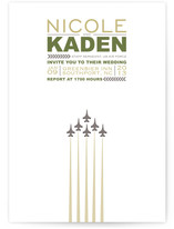 Air Force Salute Wedding Invitations