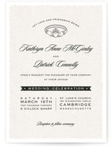 Classic Claddagh Wedding Invitations