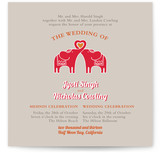 Elephant Heart Wedding Invitations