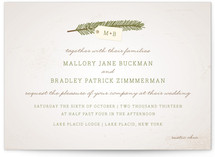 Evergreen Wedding Invitations