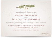 Evergreen Wedding Invitations