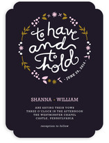 To Have and To Hold Wedding Invitations