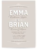Vintage Charm Wedding Invitations