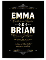 Vintage Charm Wedding Invitations
