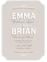 Vintage Charm Wedding Invitations