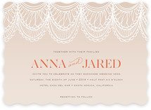 Mantilla Spanish Lace Wedding Invitations