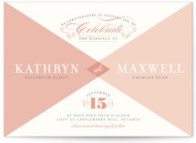 Mingle Graphic Wedding Invitations