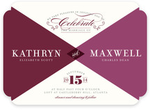 Mingle Graphic Wedding Invitations