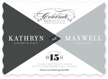 Mingle Graphic Wedding Invitations