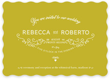 French Meringue Wedding Invitations
