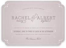 Vintage Tray Wedding Invitations