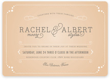 Vintage Tray Wedding Invitations