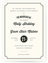 Bistro Wedding Invitations