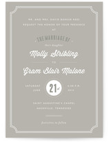 Bistro Wedding Invitations