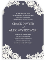 Lace and Kraft Wedding Invitations