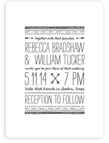 Arrowhead Wedding Invitations