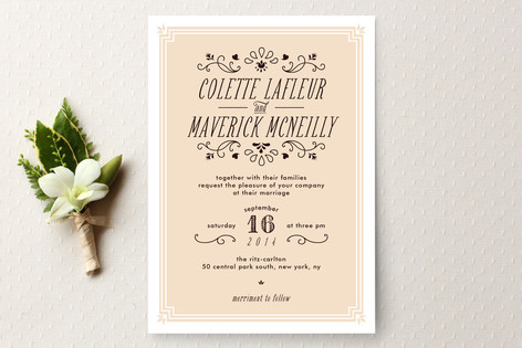 Chamade Wedding Invitations