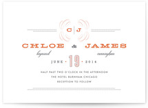 Fin de Siecle (Turn of the Century French) Wedding Invitations