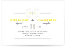 Fin de Siecle (Turn of the Century French) Wedding Invitations