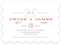 Fin de Siecle (Turn of the Century French) Wedding Invitations