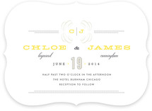 Fin de Siecle (Turn of the Century French) Wedding Invitations