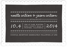 This Way Wedding Invitations