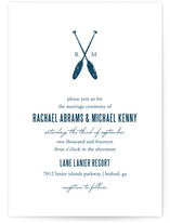 Lakeside Oars Wedding Invitations