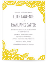 Bold Block Print Wedding Invitations