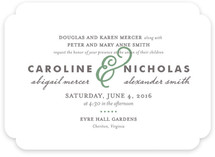 Delicate Ampersand Wedding Invitations