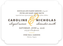 Delicate Ampersand Wedding Invitations